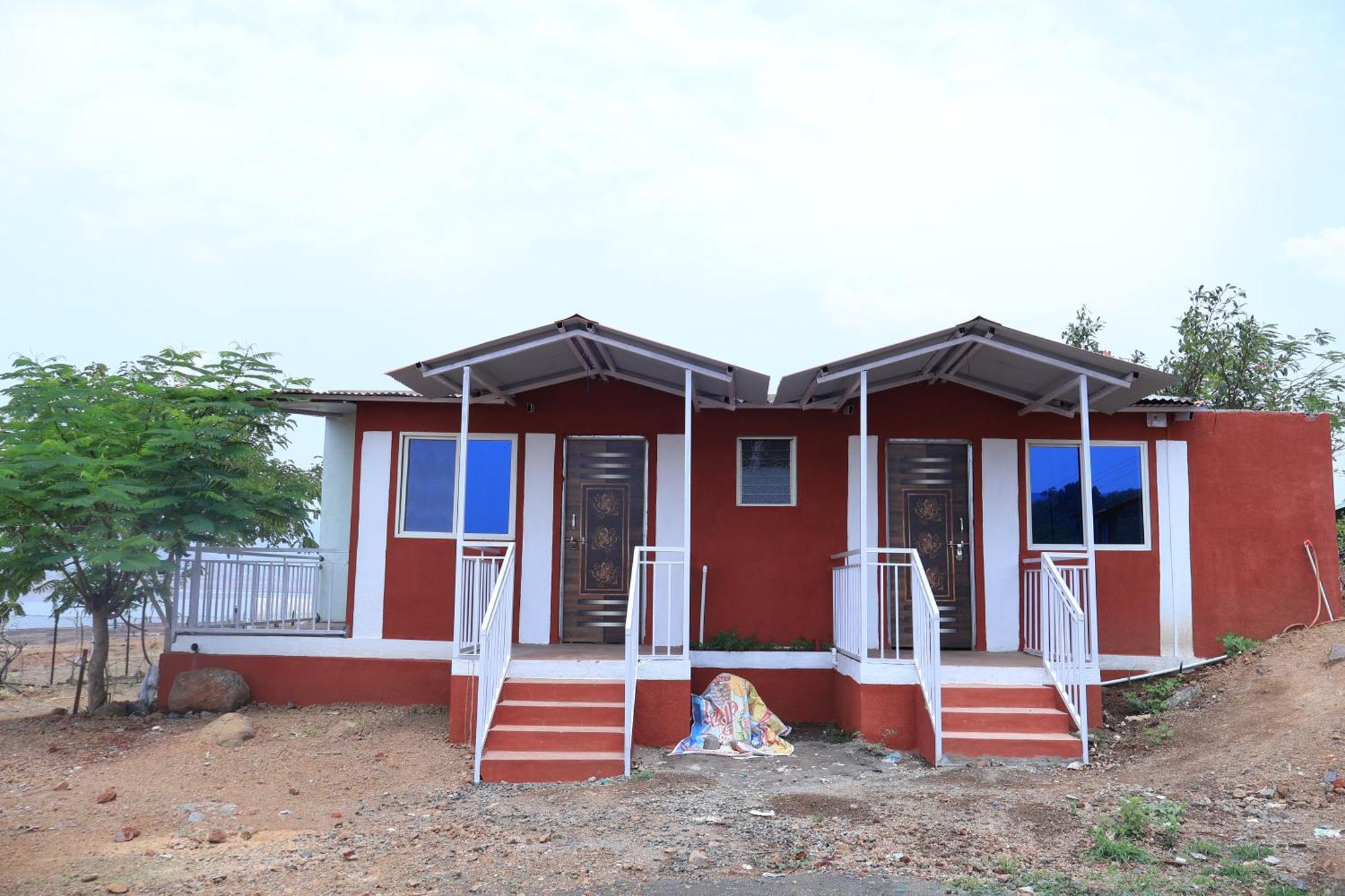Hotel Mauli Agro Farm Dam View Resort Satara Exterior foto